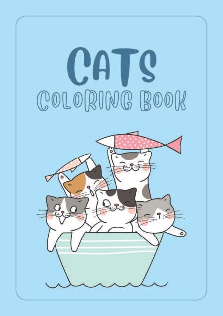 Cats Colouring Book