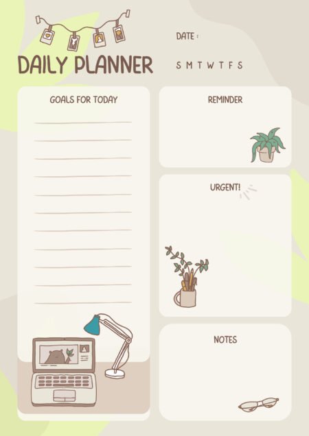 All-in-One Planner undated