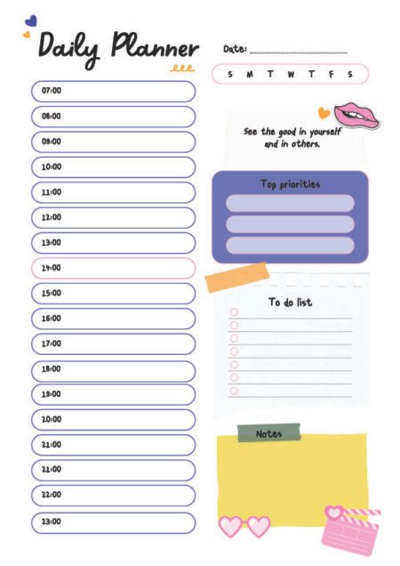 Daily Planner (blue)