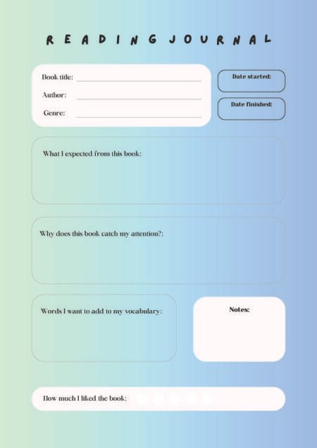 Reading Journal