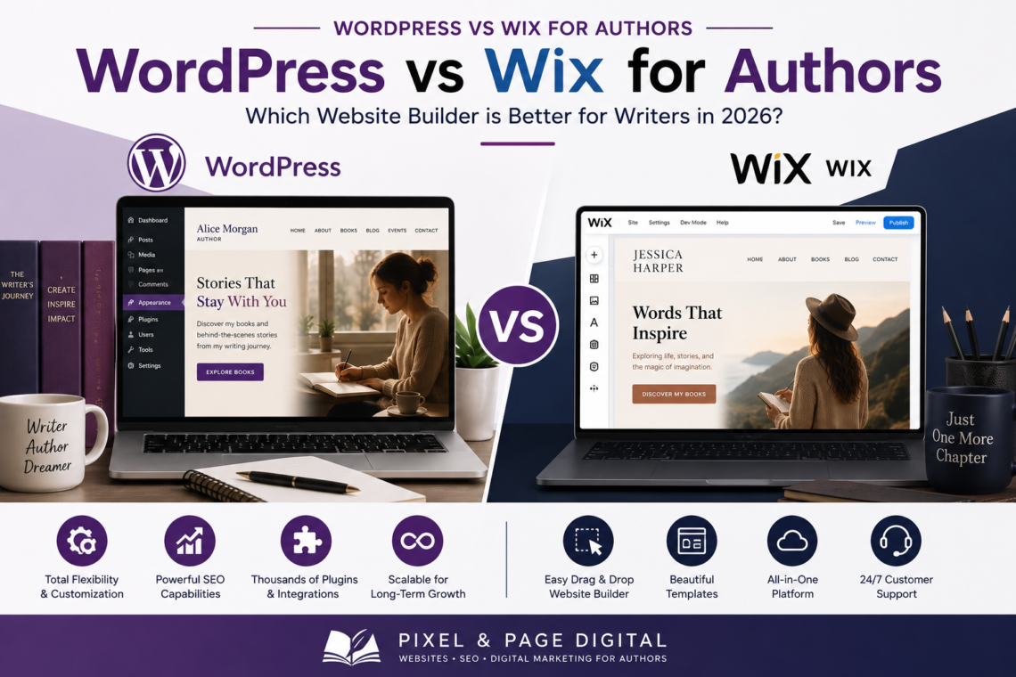 WordPress vs Wix for Authors