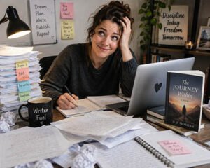 First-time author preparing a manuscript for self-publishing
